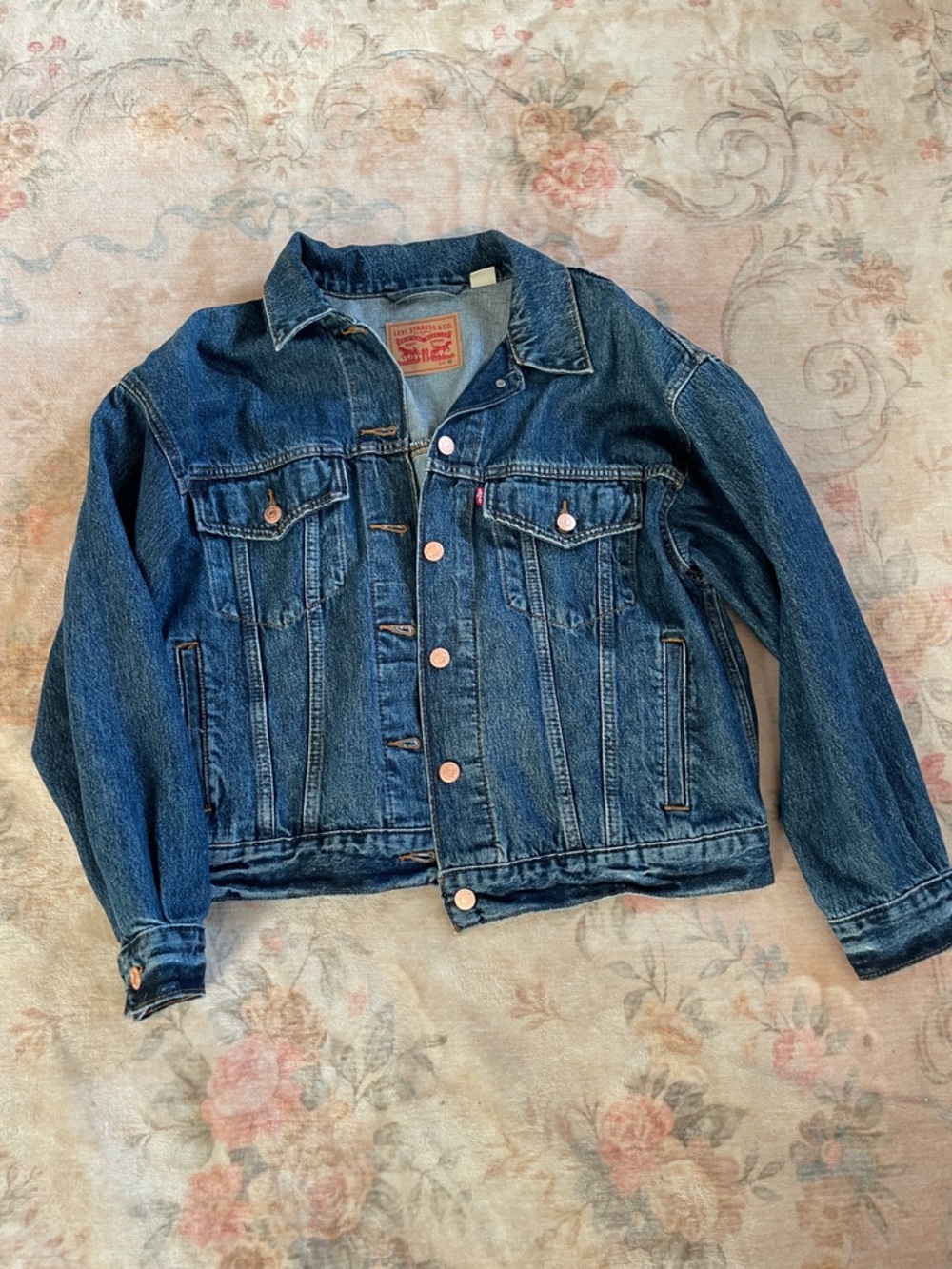 Levi's Indigo Blue Denim Jacket with Copper Buttons